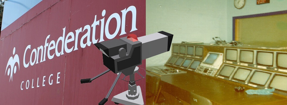 Confederation College - Television Camera - Control room